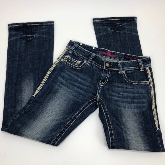 Rock & Roll Cowgirl Denim - Rock & Roll Cowgirl Low Rise Boot Cut Jeans